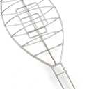 Besuguera Large Fish Grill Basket - Open Fire Cooking Basque Style - Heavy Stainless Steel - Asador Restaurant Grilling Accessory.