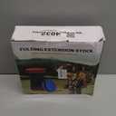 Foldable Telescoping Stool Portable, Retractable Stool for Adults, Upgraded Collapsible Folding Seats with Load Capacity 550lbs, Camping Stools for Adults (Orange)