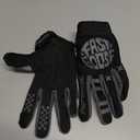 Dirt Bike Motorcycle Gloves - Motocross, Motorbike & ATV Off Road Racing Sports Cycling Gloves, Black, Large