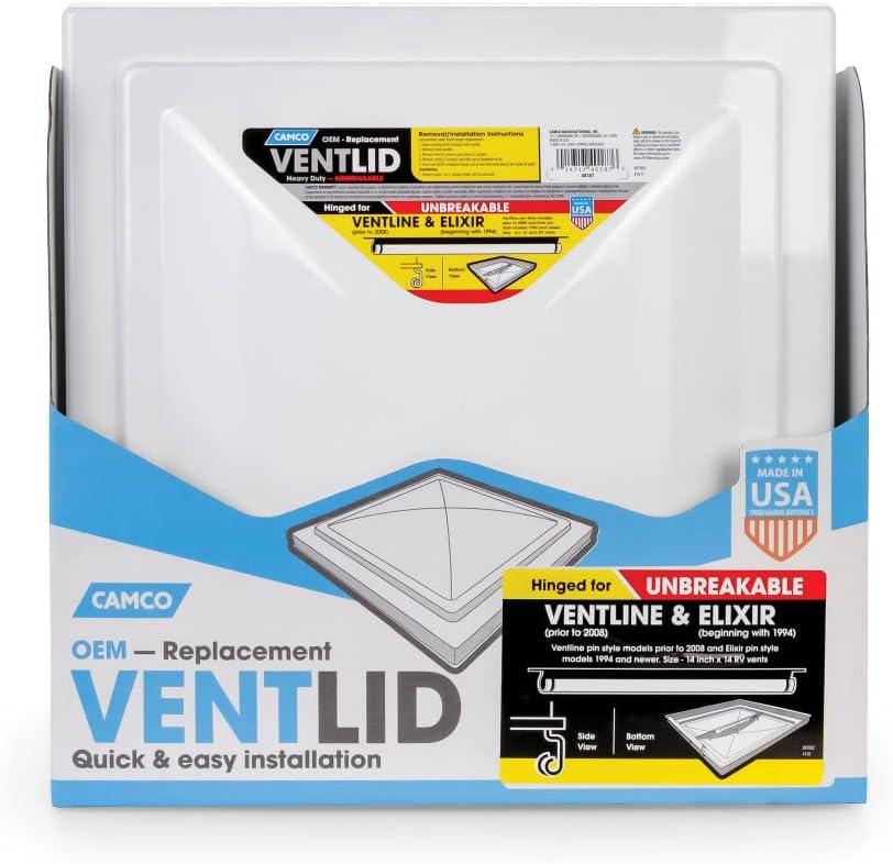 Camco Mfg 40187 Vent Lid, Ventline Pre '08