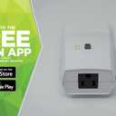 WiOn 50050 Indoor WiFi Plug With 1 Grounded Outlet; White