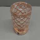 TOBUSA Crystal Cordless Table Lamp Rechargeable, Portable 6000mAh Battery Operated Lamp with 3 Color Temps & Stepless Dimming, Bedside Touch Small Desk Lamp, Rose Gold LED Night Light for Bedroom Bar