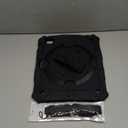 Case for iPad Air 13 Inch M4/M3/M2 (2026/2025/2024): Silicone Shockproof Case with Screen Protector - Stand - Handle - Shoulder Strap - Pen Holder- Black