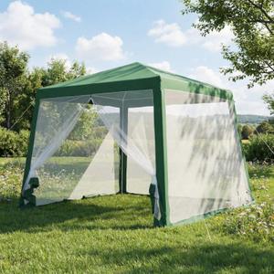 10x10 Pop Up Screen Tent Canopy with Mesh Netting Walls, Easy Setup Waterproof Outdoor Gazebo for Camping, Picnics, Backyard, Deck & Parties