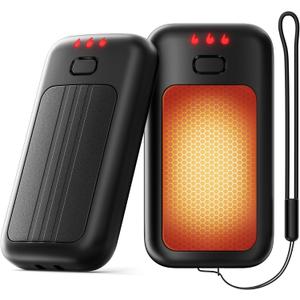 Hand Warmers, 2 Pack Rechargeable Hand Warmer, Pocket Heating Electric Hot Hands Handwarmers, Camping Hunting Gear, Gifts for Women, Men, Christmas, Golf, Portable Heater