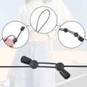 7 x Mabor 2 Pcs Shirt Tuck Band Women, Adjustable Crop Band for Tucking Shirts Belly Leaking Elastic Bands to Change The Style of Your Top Shirt Stays Belt for Women