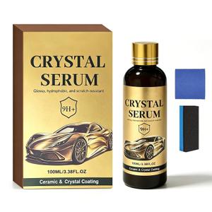 100ML Crystal Serum -2026 New Model Advanced Graphene Ceramic Coating for Cars,9H Graphene Coating for Auto Car Detailing,Gloss Hydrophobicty Anti Scratch