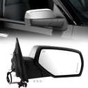 Side View Mirror Compatible with Chevy Silverado/GMC Sierra 1500 2014-2018, 10 Pins Passenger Side Mirrors for 2015-2019 Silverado/Sierra 2500HD 3500HD with Puddle & Signal Light, Heated Power Glass, Right Passenger Side