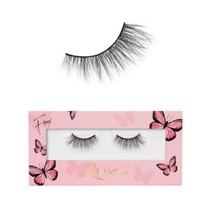 Lilly Lashes Butterfl'eyes Faux Mink Lashes, Half Lashes Natural Look & Feel, False & Reusable Eyelashes 20x, No Trimming + Easy to Apply, Round Style, Lash Glue not Included, 13mm (Fantasy)