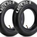 Heavy Duty 4.80-8/4.00-8 Inch Replacement Tire Inner Tube, 4.80/4.00-8 Innertube with TR87 Angled Valve for Wheelbarrows, Mowers, wagons and More for 4.80-8 4.00-8 480/400-8 Tires Pack of 2