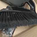 O-Cedar Strong Sweep Broom and Dustpan Set with Detail Brush | Indoor Outdoor Heavy Duty Stiff Bristle Broom | Step-On Dust Pan
