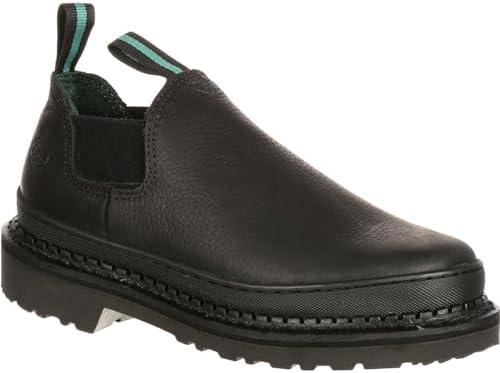 Georgia Boot Men's GR270 Giant Romeo Work Shoe-M Steel Toe Size 12, Black