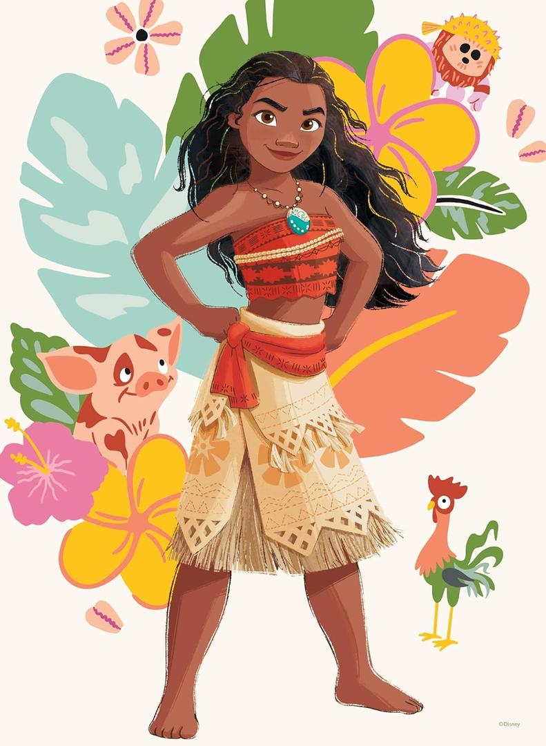 Ceaco - Disney - Moana - Glitter Puzzle - 100 Piece Jigsaw Puzzle