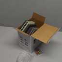 LAJAR 8 Pcs Hexagon Felt Bulletin Board Tiles, Self Adhesive Felt Pin Board Wall Tiles for Photos, Pictures, Memos (Green)