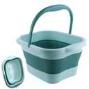 Foot Bath 15L(4 GL) Collapsible Foot Soak Tub with Handle, Foot Spa Bath Massager Foot Soaking for Dry Cracked Feet, Plastic Foot Bucket