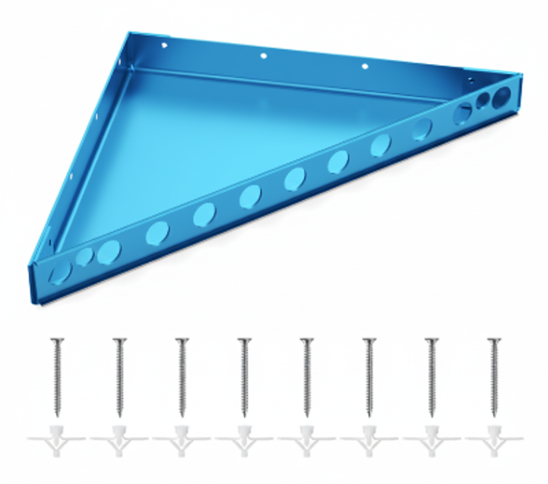 Floating Corner Shower Bench Kit-Customizable Appearance Corner Bench Seatin (22"x22"x31")