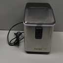 Aeitto Ice Maker Countertop 26lbs/24H, Ice Machine 8 Ice Cubes Ready in 6 Mins, 2 Sizes of Bullet Ice Portable Ice Makers with Basket & Scoop, Auto Self-Cleaning for Home/Kitchen/Office Stainless