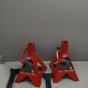 BIG RED T46002A Torin Steel Jack Stands: Double Locking, 6 Ton (12,000 lb) Capacity, Red, 1 Pair
