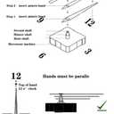 DIY Wall Clock Silent Frameless Wall Clocks Battery Operated 19.7 Inch Luminous Acrylic Wall Clock Sticker Modern Wall Clocks for Living Room Kitchen Bedroom Office (M)