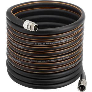 Giraffe Tools Garden Hose 5/8", Custom Length, Heavy Duty, No Kink, Flexible, Rubber Garden Hose, Leakproof Water Hose, 600 Burst PSI, 75ft Male to Female Hose