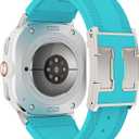 Sport Silicone Bands Compatible with Samsung Galaxy Watch Ultra Band (2025/2024) 47mm for Men Women,Soft Silicone with Magnetic Buckle Replacement Strap for Galaxy Watch Ultra