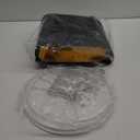 Black Drum Lampshades Set of 2 With Sky Stars Design, 11.6" x 12.6" x 9.8" for Table Lamp, Floor Lamp, Pendant Light - Easy Assembly Required