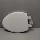 Mayfair NextStep2 Toilet Seat with Built-In Potty Training Seat, Slow-Close, Removable that will Never Loosen, Elongated, White