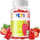 Pets Purest Glucosamine Chondroitin Gummies with MSM & Elderberry Extra Strength - Joint Support, Antioxidant Immune Support Supplement for Adults, Men & Women.Strawberry