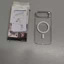 ESR for iPhone Air Case with Stash Stand, Camera Control Cover Compatible with MagSafe, Military-Grade Drop Protection Magnetic Phone Case for iPhone 17 Air, Scratch-Resistant Back Cover, Clear