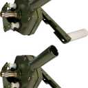 UYGALAXY 2PCS Greenhouse Sidewall Manual Film Roll up Hand Crank Winch for Greenhouse Ventilation Agricultural