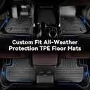 Hutisya-Floor Mats & Cargo Liner Set Fit for 2020-2026 Mazda CX-30 All Weather Protection Anti-Slip & Durable TPE Full Set Liners Automotive Mazda CX30 Accessories-Black