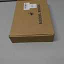 MICHEL ROUEN Golf Shirts for Men Short Sleeve Lightweight Quick Dry Pin Striped Casual Collared Polo Shirts (L)