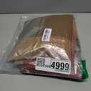 Rectangle Tablecloth 60" x 84" Winter Brown Plaid Table Cloth - Oblong Autumn Polyester Red Brown Harvest Checkered Gingham Christmas Table Cover Reusable Water Resistant for Fall Thanksgiving Holiday