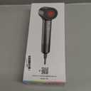 ZPP Hair Dryer, Professional High-Speed Ionic Blow Dryer, 110000 RPM Brushless Motor High Speed Motor for Fast Drying Low Noise Thermo-Control Hairdryer for Travel Women Men (Dark Gray)