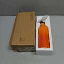 Sweejar Large Ceramic Olive Oil Dispenser Bottle, Opaque Oil Cruet Protects to Reduce Oxidation, Suitable for Storage Vinegar, Soy Sauce & Other Liquids, Pack of 1, 24 Fl Oz(Gradient Orange)