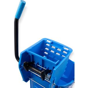 SPARTA Commercial Mop Bucket With Side Press Wringer, Floor Cleaning Essentials for Commercial and Home Use 26 Quart Capacity, 1 Count, Blue