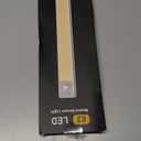 14.7inch Under Cabinet Lighting, 2 Pack Rechargeable Motion Sensor Light Indoor, 5 Levels Dimmable Magnetic Closet Lights, Wireless Under Counter Lights for Kitchen, Stairs, Hallway (Warm White Light)