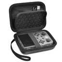 PAIYULE Travel Case Compatible with RG353V/ RG353VS/ R36S/ Game Boy Retro Handheld Game Console, Handheld Emulator Storage Holder Organizer, Android Game Console Carrying Bag (Box Only) (Black)