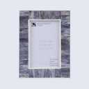 Handicrafts Home 4 by 6 Grey Picture Frame Handmade Photo Frame for Wall & Shelf Decor, Bone inlay Frames for Living Room Wall Art, Desk & Bedroom, Perfect for Wedding, Graduation, Milestone Photos