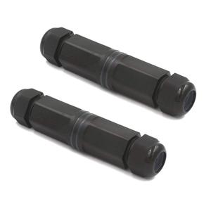 VCE Waterproof RJ45 Coupler IP68, CAT6/CAT5E/CAT5 Female to Female Coupler Connector Shielded 8Pin for Outdoor Ethernet LAN Cable 2-Pack, 5.3 in