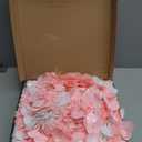 SINTENILL 6 FT Pop Up Christmas Tree with 100 LED Timer Lights & Remote, Pink White Collapsible Christmas Tinsel Tree Artificial Pencil Tree Xmas Decor for Holiday Home Office Party, USB Powered