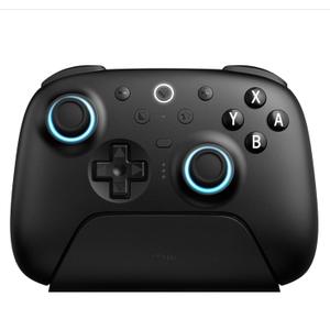 8BitDo Ultimate 2 Bluetooth Controller for Switch, Switch 2 and PC Windows, Switch Pro Controller with TMR Joysticks and Charging Dock, Tactile/Hall Triggers, Vibration & Motion Control, RGB Fire Ring