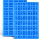 Anaeat 126-Cavity Square Silicone Candy Mold, 2 Pack Non-stick Mini Silicone Chocolate Mold for Homemade Caramels, Jelly, Gummy, Ice Cube, Truffles, Pralines & Ganache - Flexible & Easy to Release