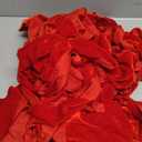 10 Pcs Christmas Velvet Chair Decoration Red Bows Velvet Chair Sashes 24 x 13'' Christmas Elastic Reusable Back Ribbon Bows Cover for Xmas Wedding Events Ceremony Reception Party Supplies