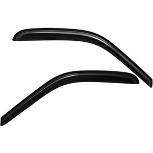 Lightronic Extra Durable Tape-on Window Visor, Fits 1988-1998 Chevrolet & GMC C/K 1500, 2500, 3500 Regular/Extended Cab, 1992-1999 Tahoe & Yukon, 1992-1994 Blazer (NOT Fit S10 Blazer), Smoke, 2-Pcs