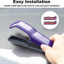 Voodonala Hood Hinge Cover Trim Exterior Accessories Decoration for 2018-2025+ Jeep Wrangler JL JLU Sports Sahara Freedom Rubicon Unlimited Gladiator JT 2-Door & 4-Door 2PCS Purple