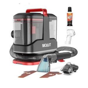 Portable Carpet & Upholstery Cleaner Machine - 15Kpa Deep Cleaning for Area Rugs, Pets, Couch & Car, Cleaning Machine with Dual Size BrushHead & Self-Cleaning System, Spot Cleaner for Stairs/Furniture