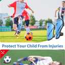 Shin Guards Soccer Kids Youth, CE Certified Airsfish Shin Guard Protection Gear for 2-18 Years Old Boys Girls Teenagers High Impact Resistant Breathable Comfortable 1 Pair, X-Small