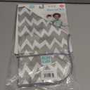 Bumkins Sleeved Bib for Girl or Boy, Baby and Toddler for 6-24 Mos, Essential Must Have for Eating, Feeding, Baby Led Weaning Supplies, Long Sleeve Mess Saving Food Catcher, Soft Fabric, Gray Chevron