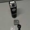 Wireless Video Doorbell Camera with Charm, HD Camera, Real-Time Alerts Ring Call, Pan Rotate, AI Detection, Power Battery, Home Security Apartment Camara para Puerta, 2.4G WiFi, Carbon Fiber